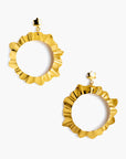 Pendientes baño oro 24 k