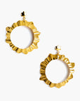 Pendientes baño oro 24 k