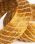 Brazalete en Capim Dorado (Oro vegetal)