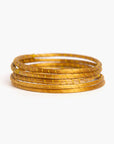 3 brazaletes en Capim Dorado (Oro vegetal)
