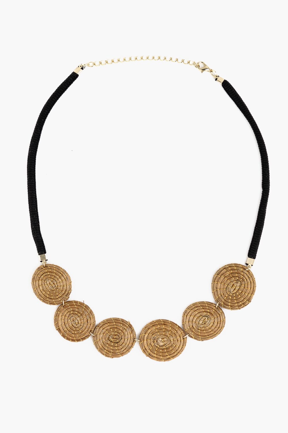 Collar en Capim Dorado (Oro vegetal)