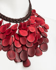 Collar en nuez de tagua