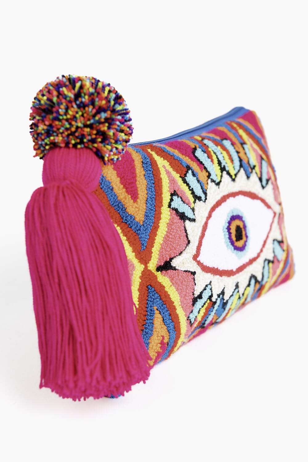 Bolso clutch con asa bandolera