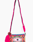 Bolso clutch con asa bandolera