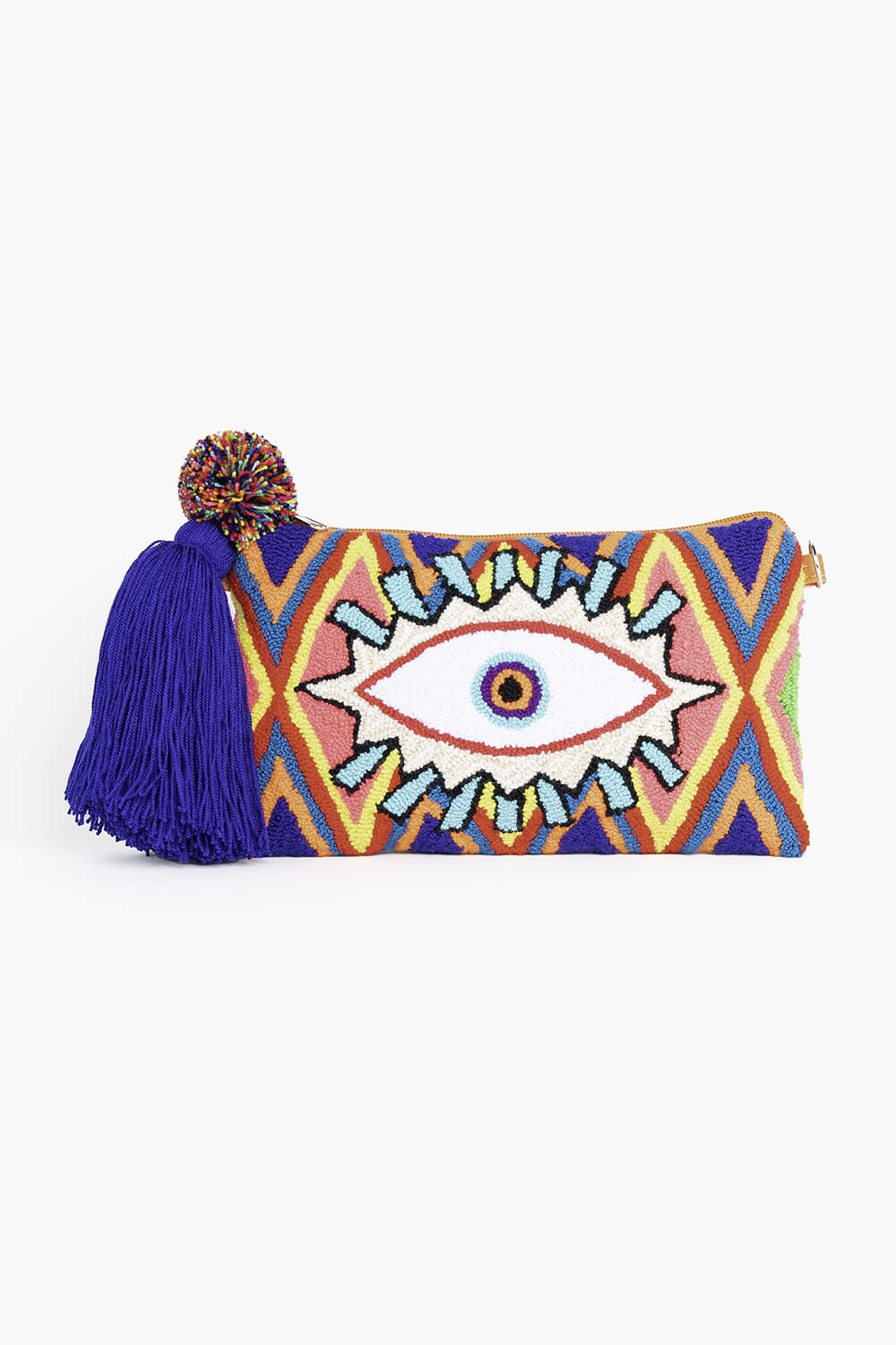 Bolso clutch con asa bandolera