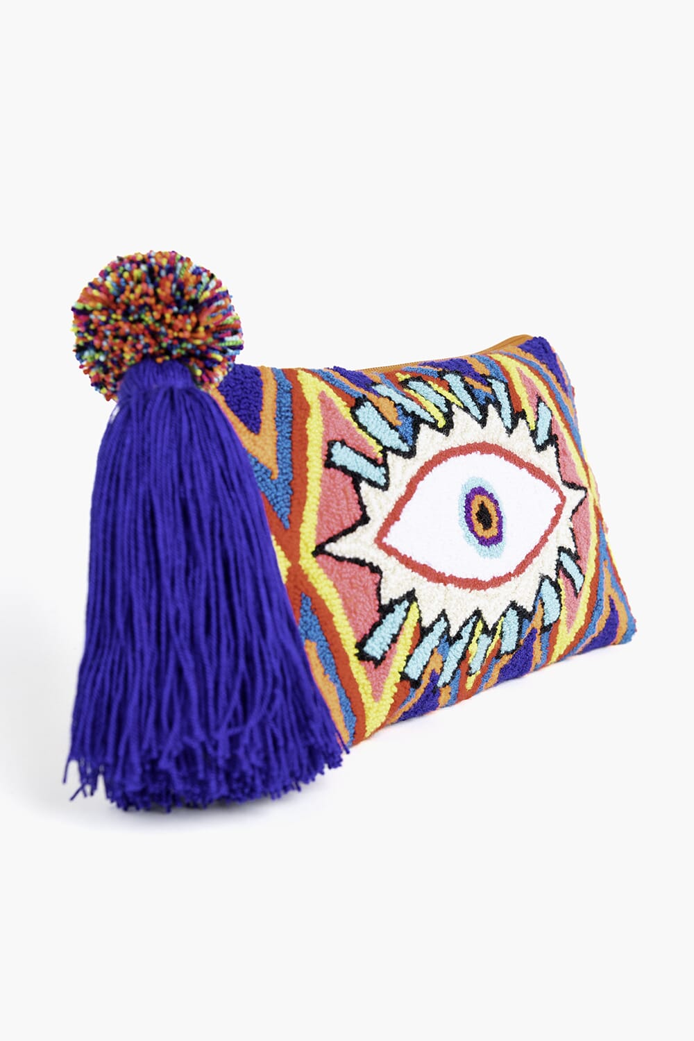 Bolso clutch con asa bandolera