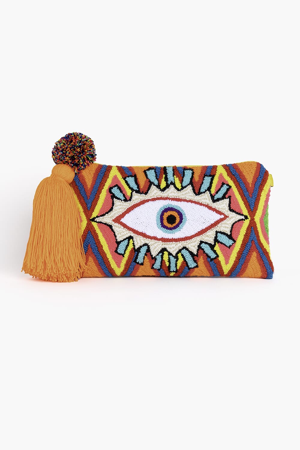 Bolso clutch con asa bandolera