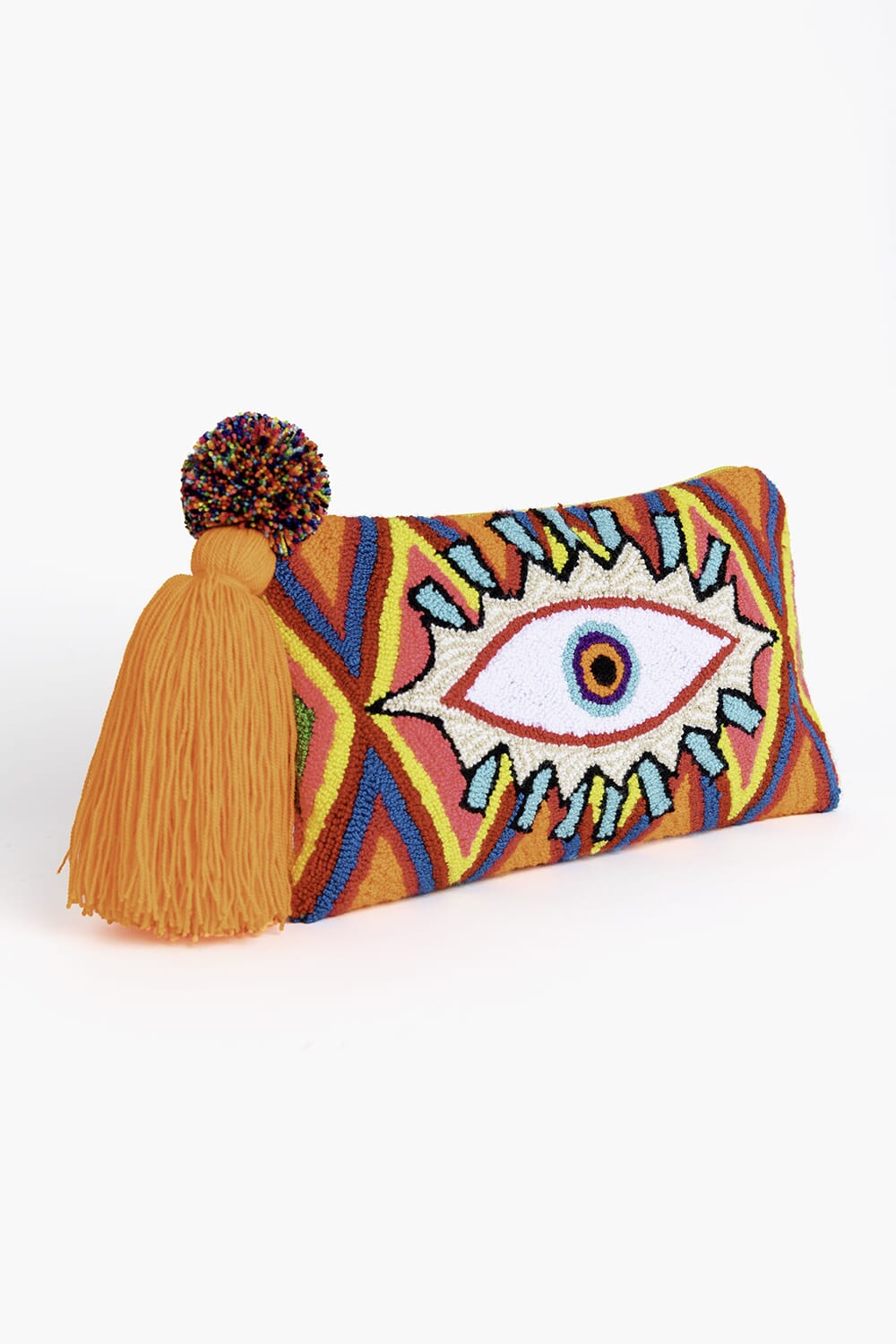 Bolso clutch con asa bandolera