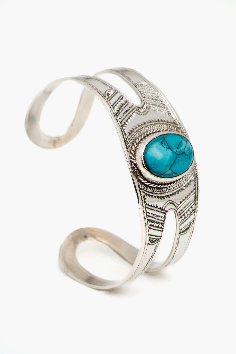 Pulsera Tuareg en plata de ley 925