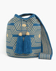 Bolso bandolera Wayuu a una hebra.