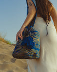 Bolso bandolera Wayuu a una hebra.