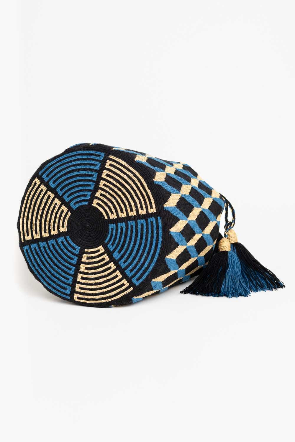 Bolso bandolera Wayuu a una hebra. 
Pieza única!
