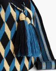Bolso bandolera Wayuu a una hebra.
Pieza única!