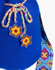 Bolso bandolera Wayuu con abalorios