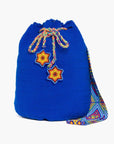 Bolso bandolera Wayuu con abalorios