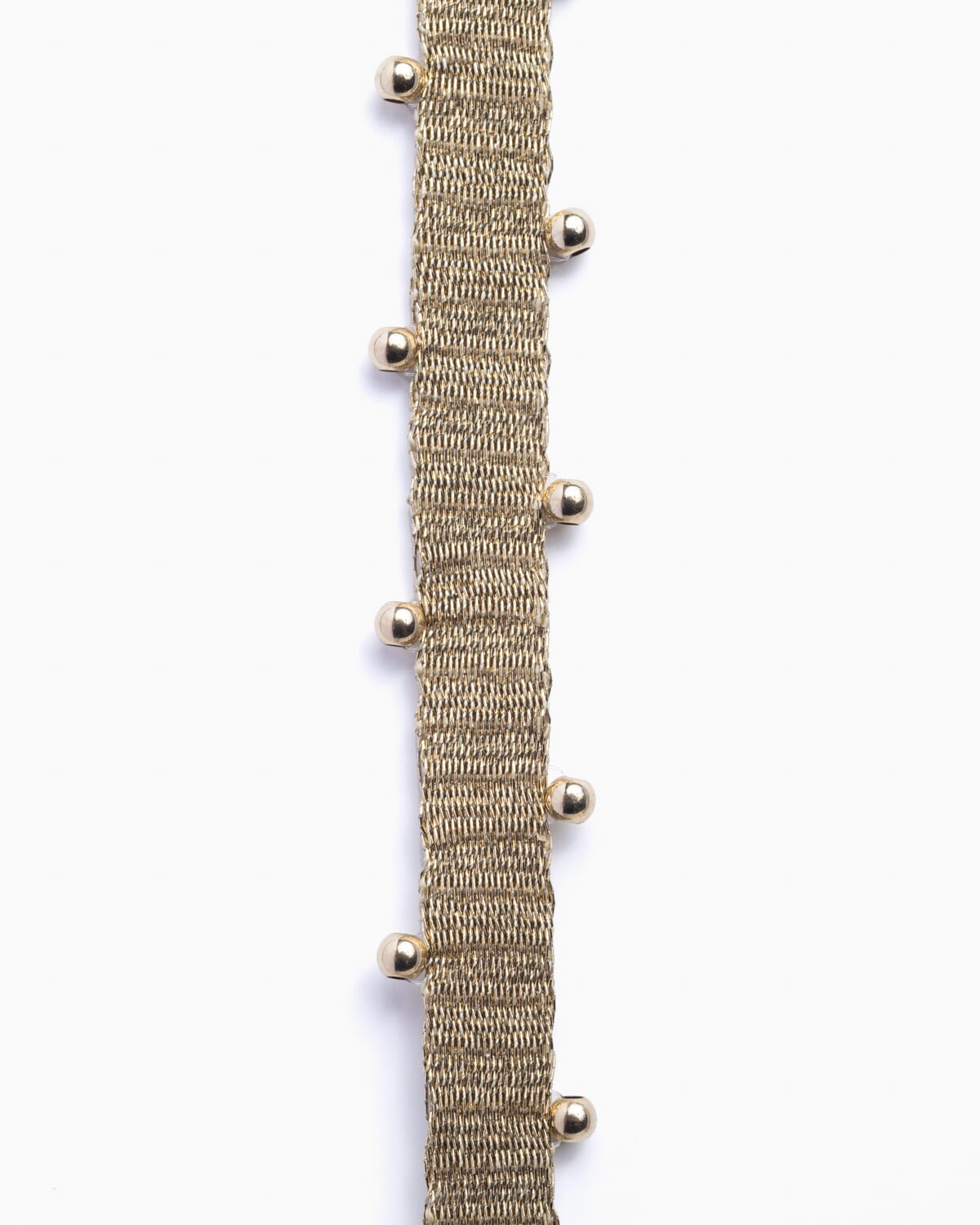 Choker tejido a mano en telar de tarjetas