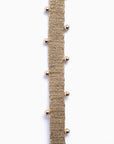 Choker tejido a mano en telar de tarjetas