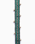 Choker tejido a mano en telar de tarjetas