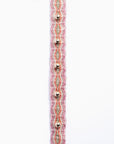 Choker tejido a mano en telar de tarjetas