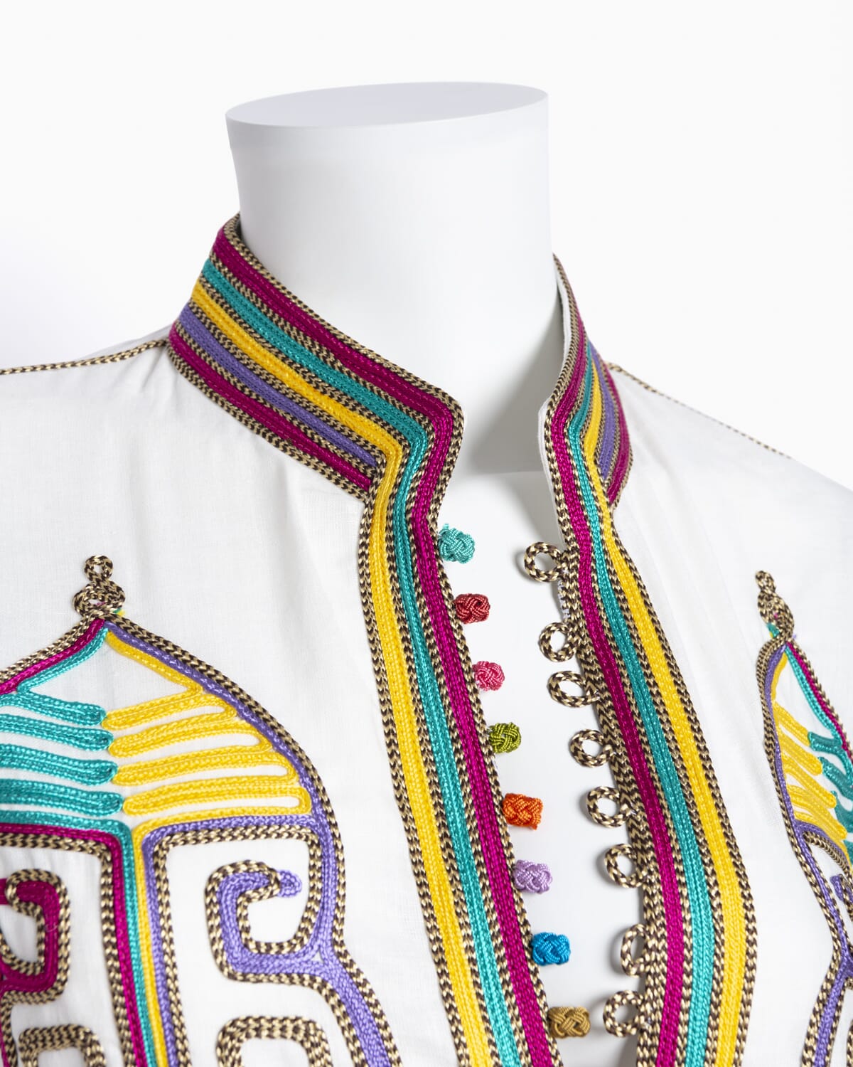 Túnica en algodón con bordados