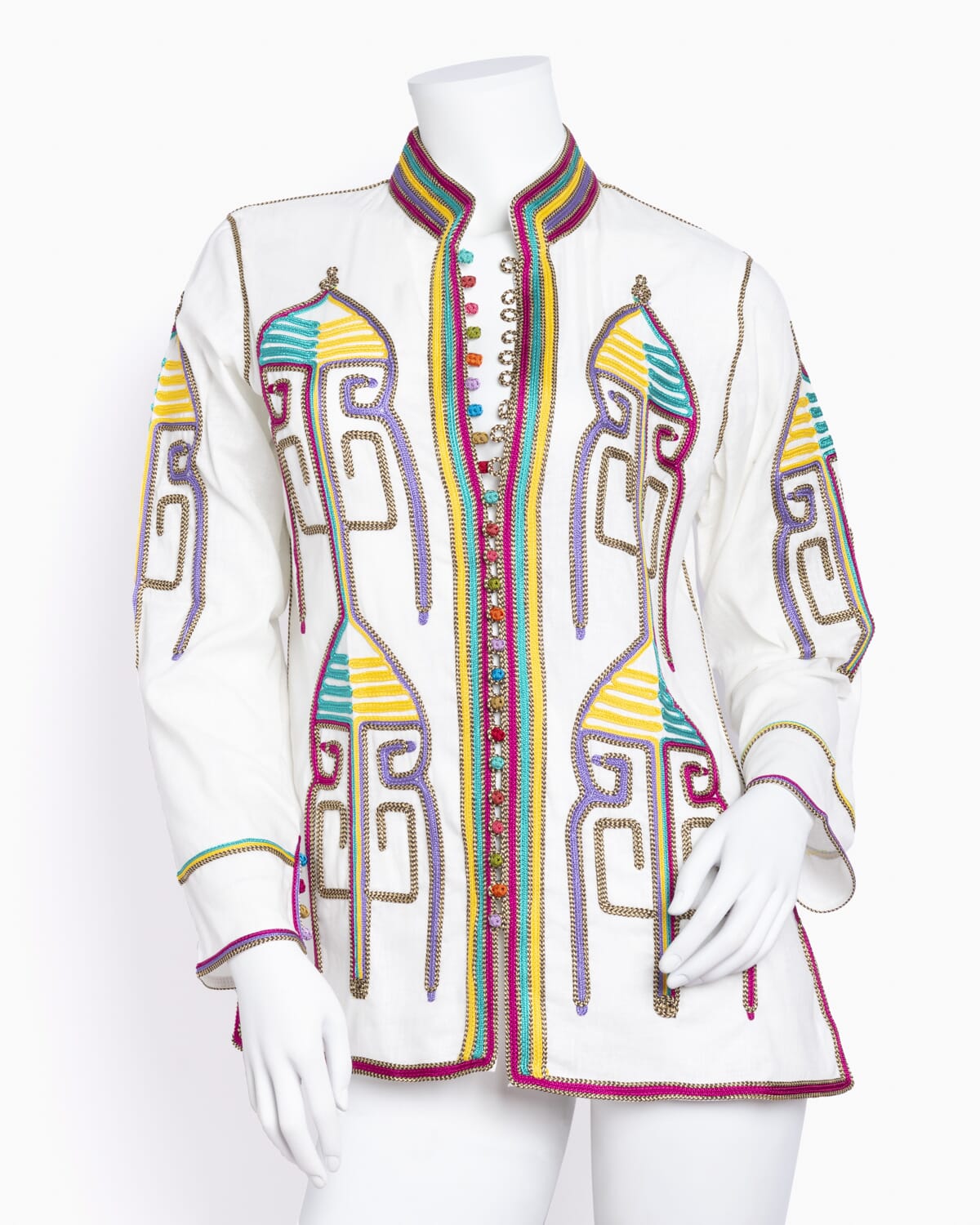 Túnica en algodón con bordados