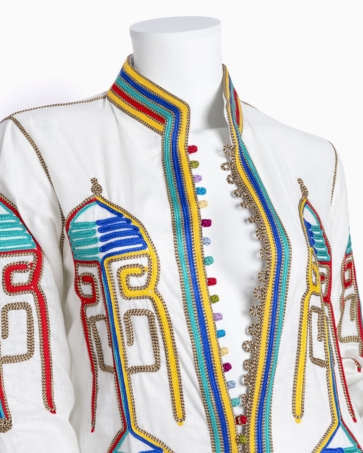 Túnica en algodón con bordados