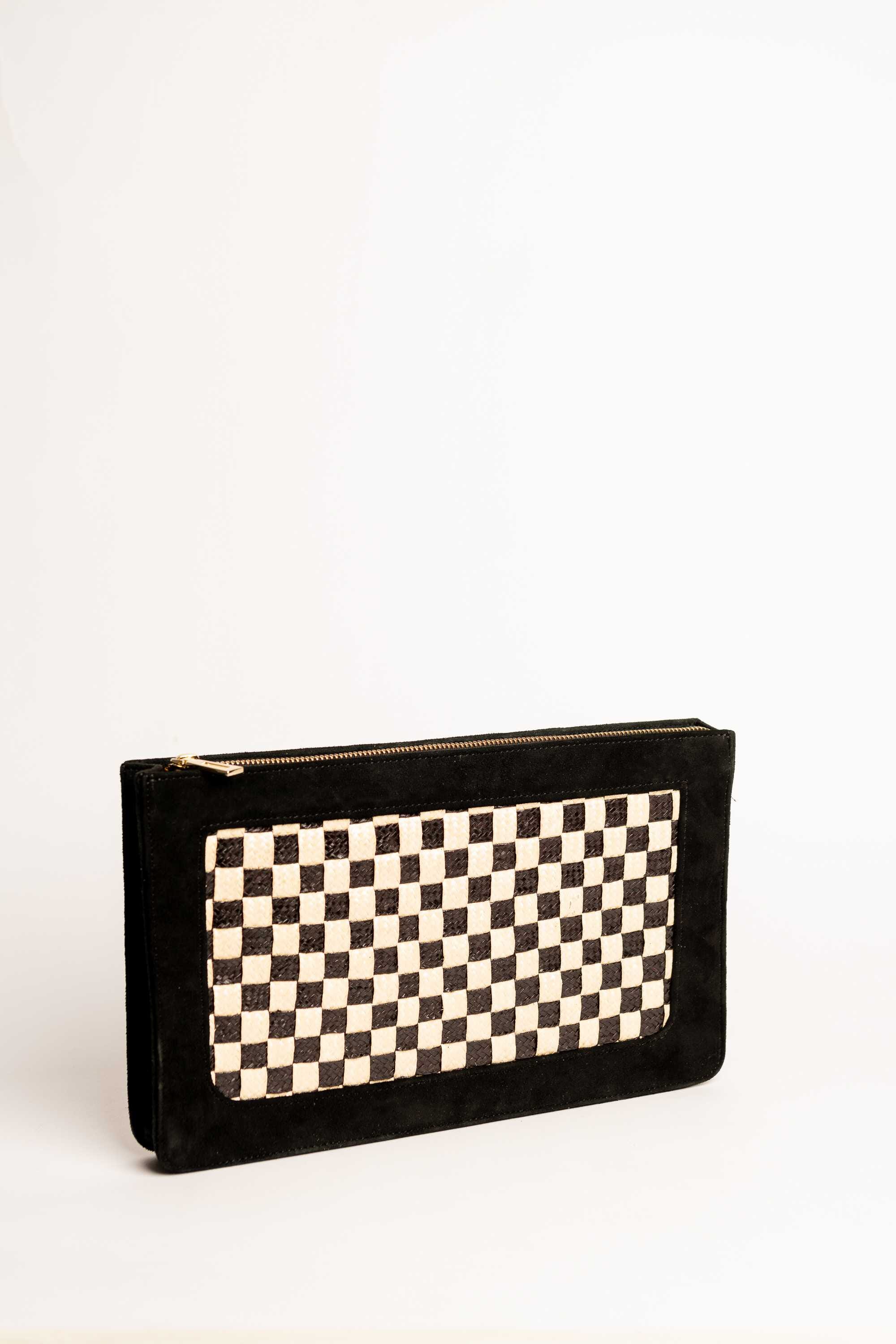 0Clutch mano en fibra vegetal