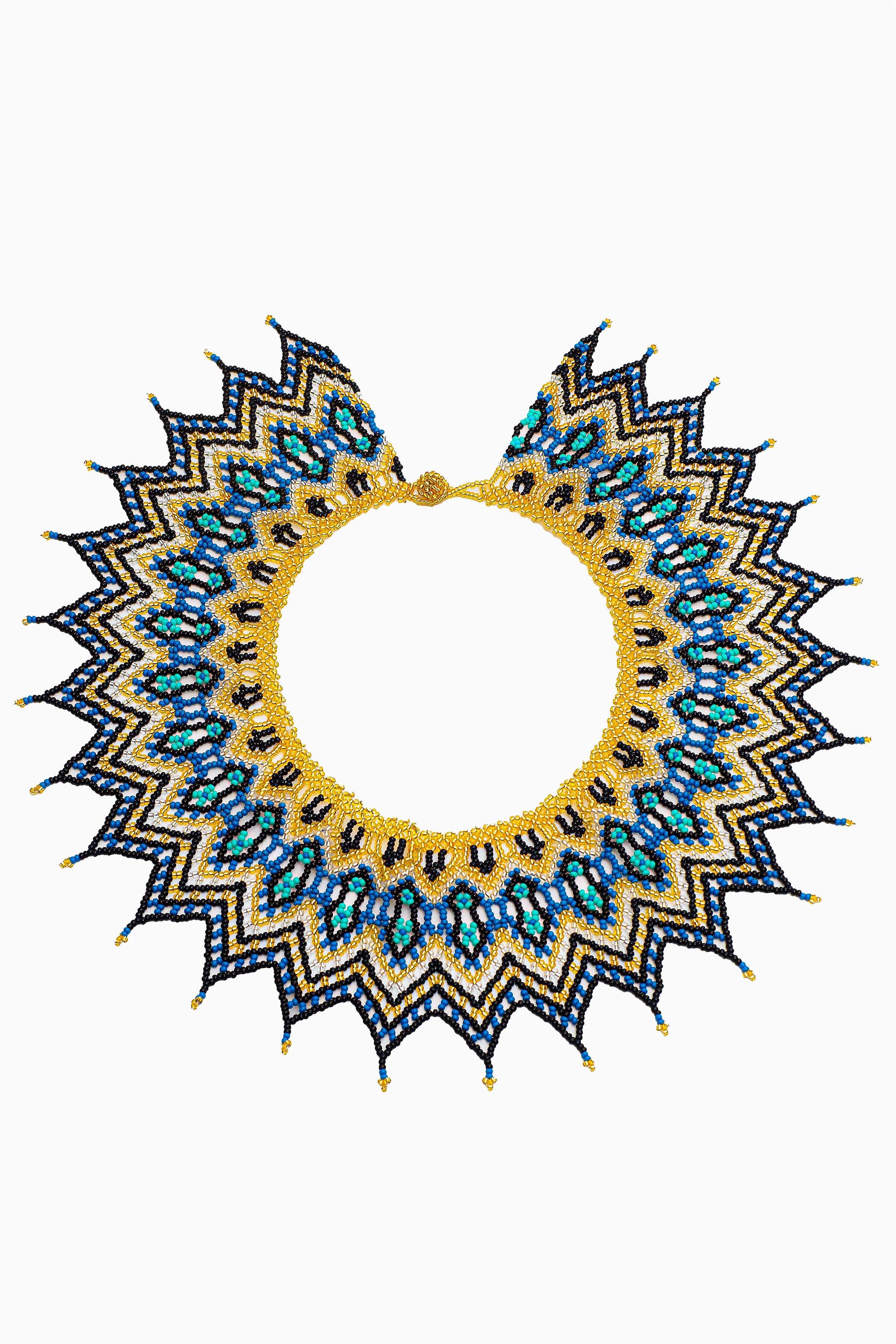 Collar de abalorios indígena Embera