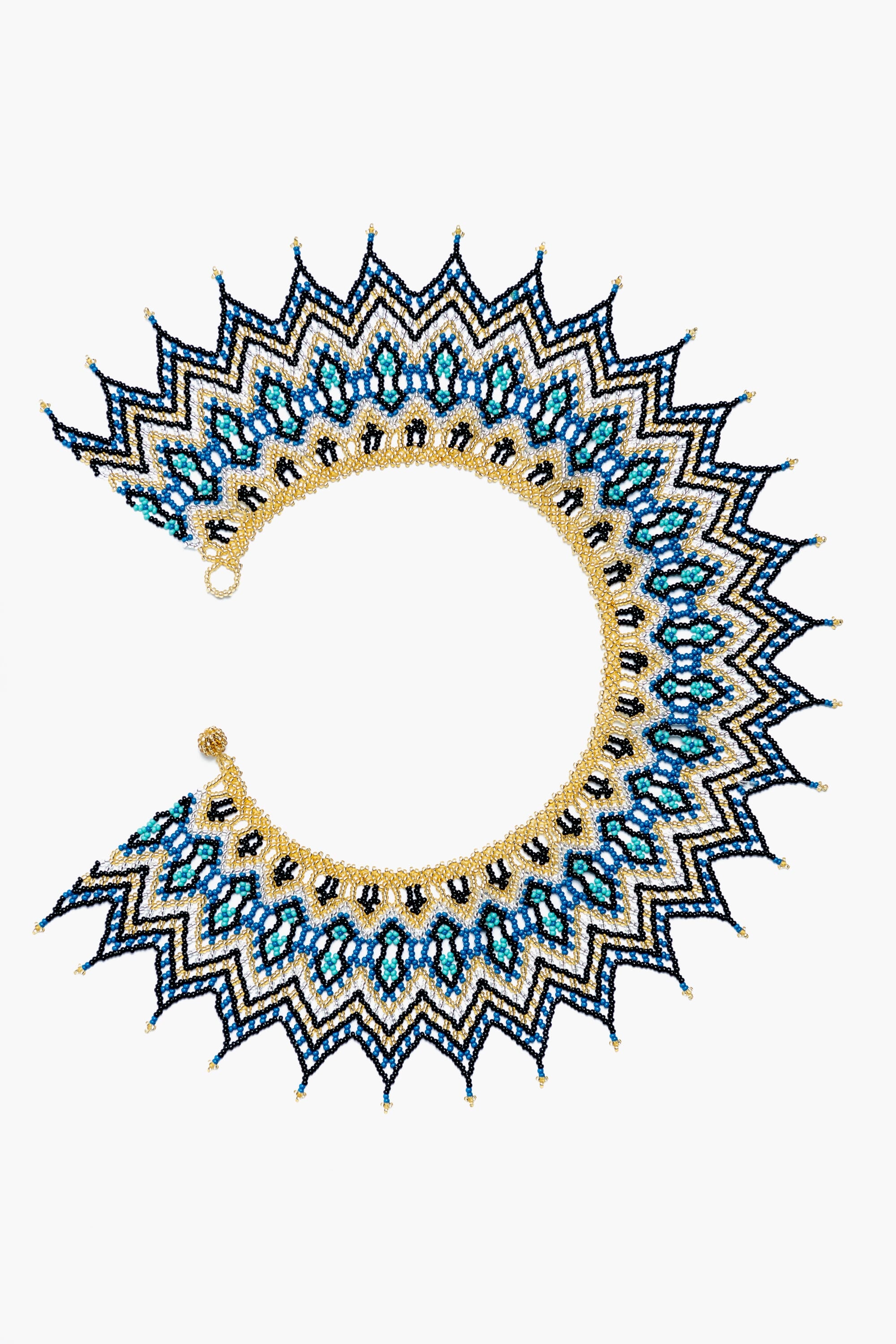 Collar de abalorios indígena Embera