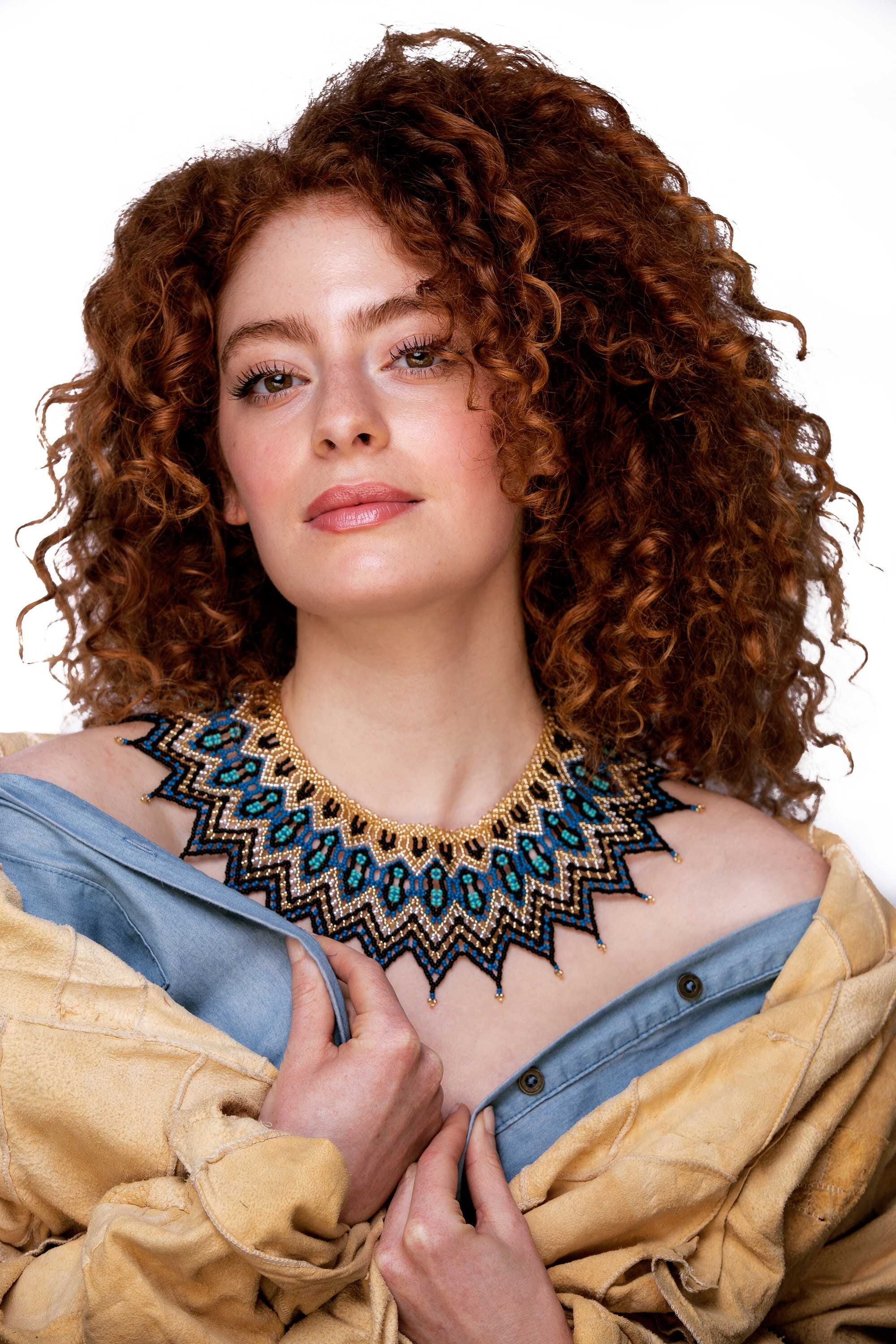 Collar de abalorios indígena Embera