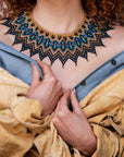 Collar de abalorios indígena Embera