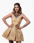 Collar de plumas naturales