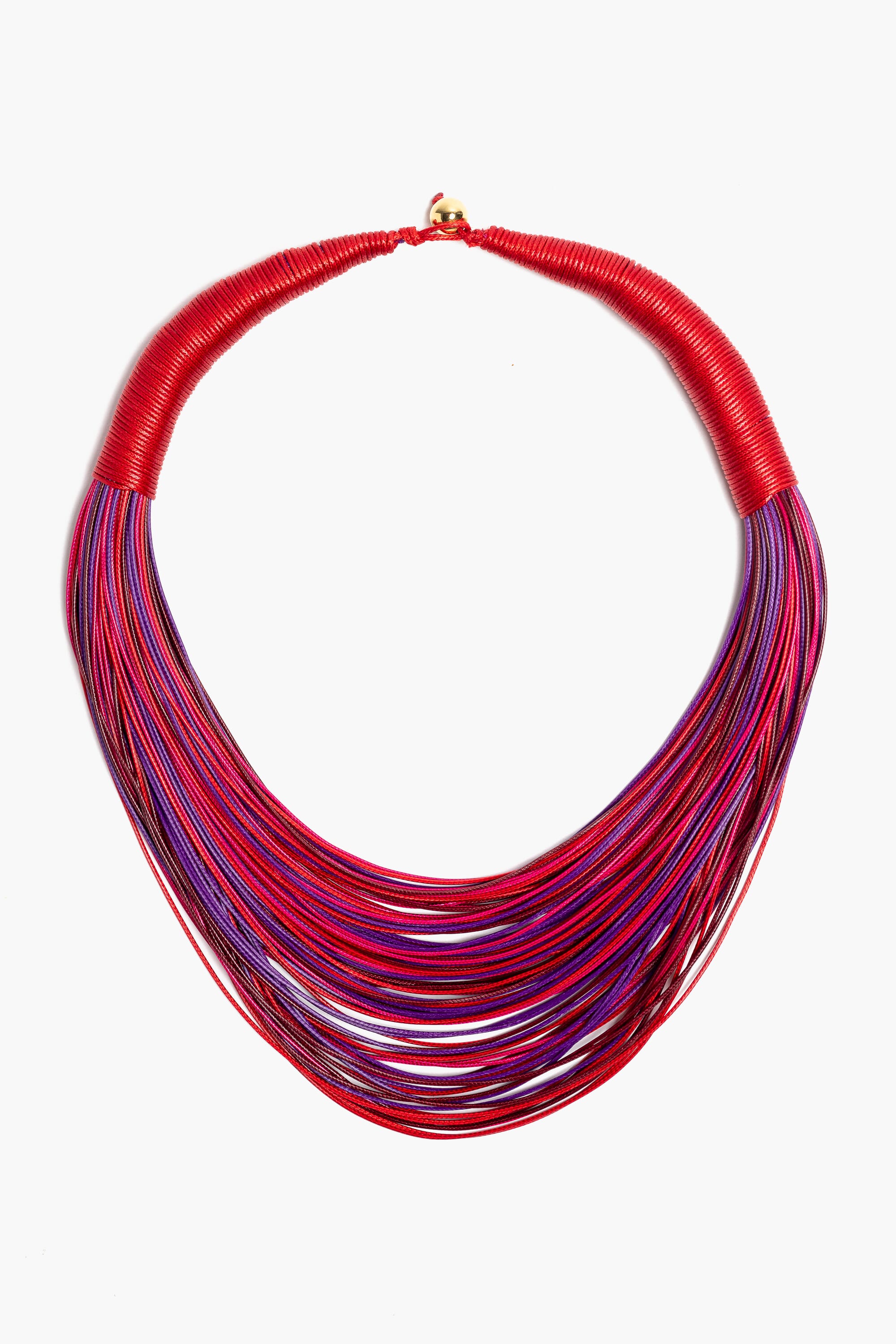 Collar en hilos de seda