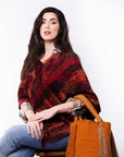 Bolso de hombro con flecos largos