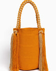 Bolso de hombro con flecos largos
