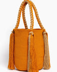 Bolso de hombro con flecos largos