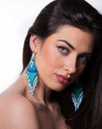 Pendientes en abalorios