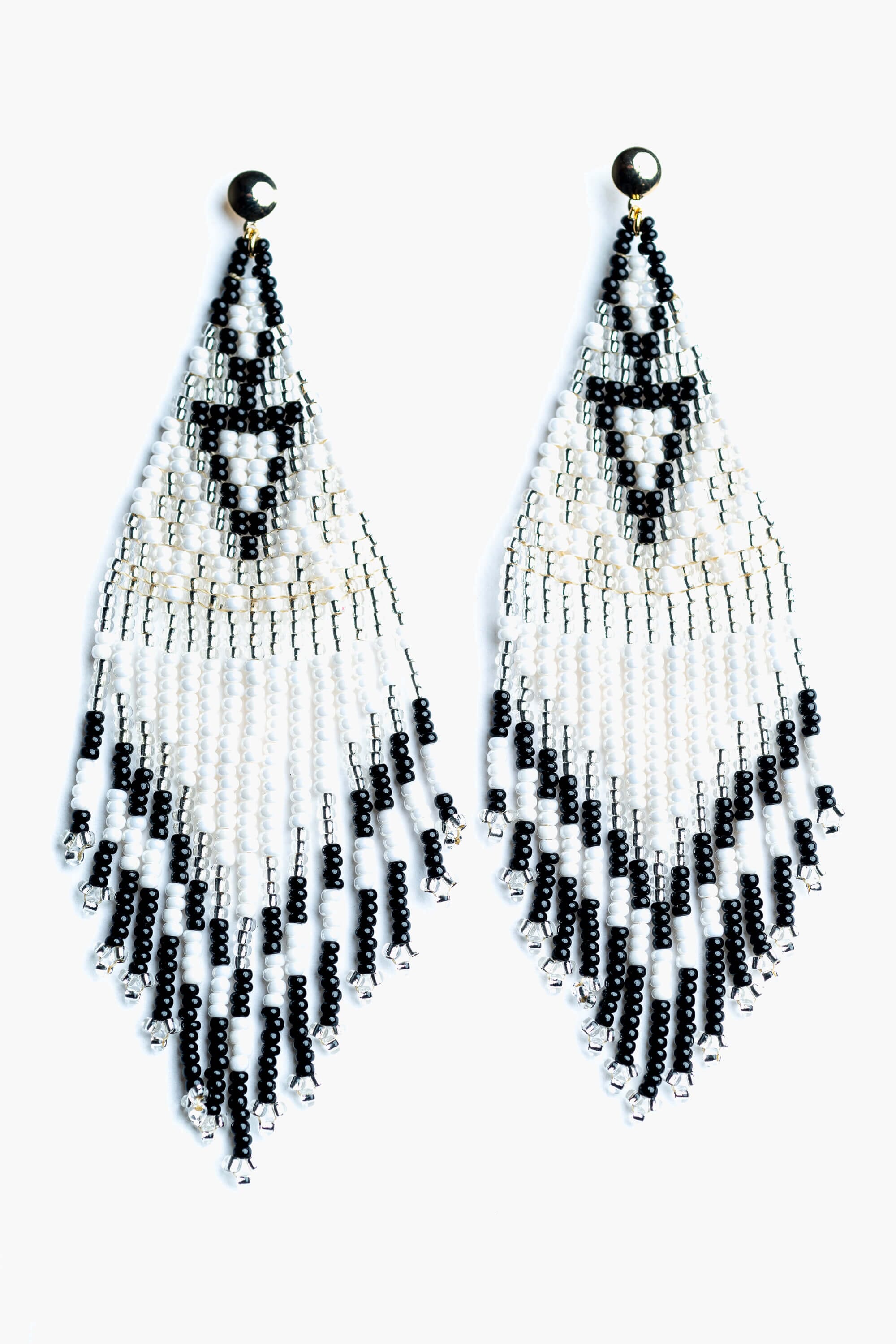 Pendientes en abalorios