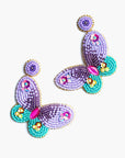 Pendientes en abalorios 