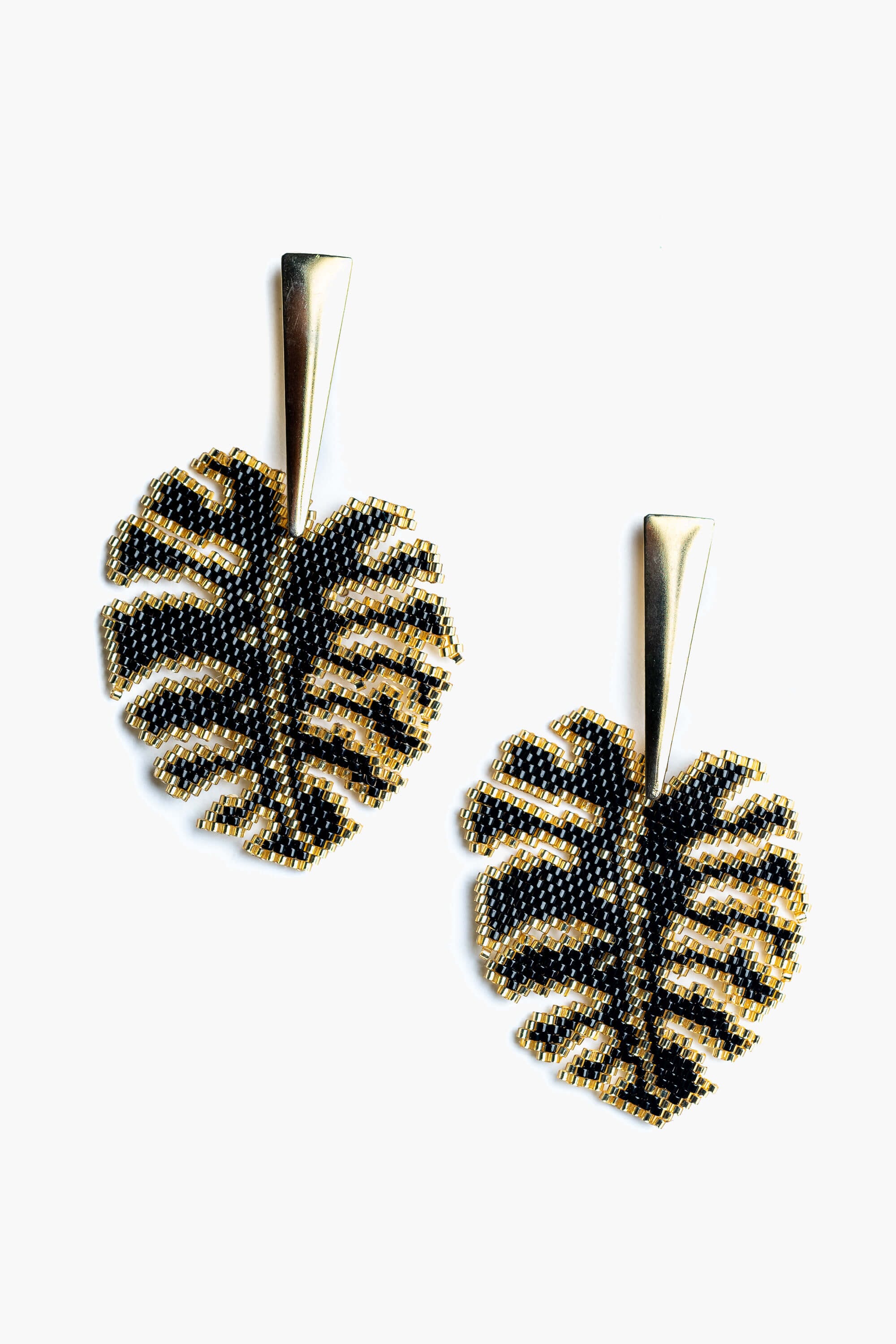 Pendientes en abalorios de cristal miyuki