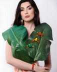 Broche en escultura textil
