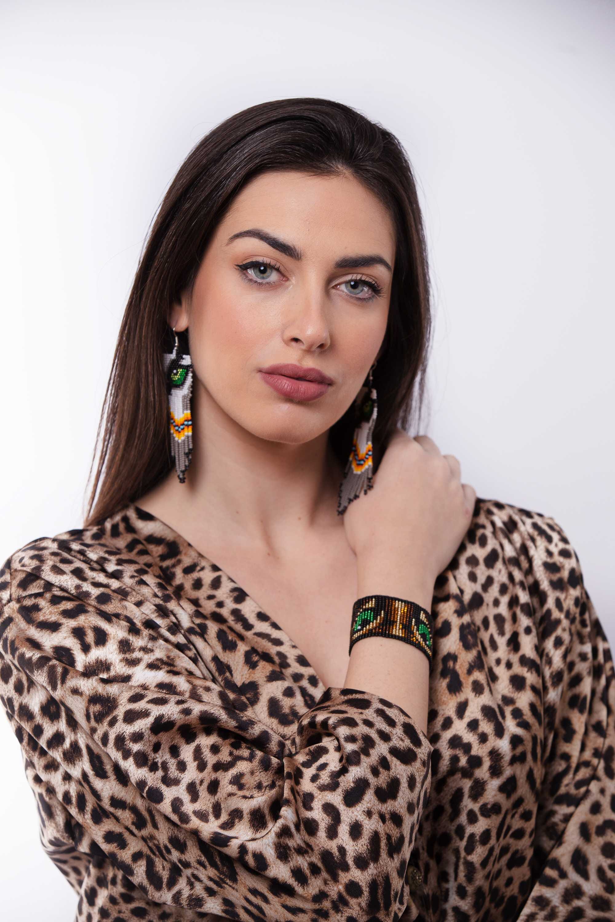 Pulsera en abalorios