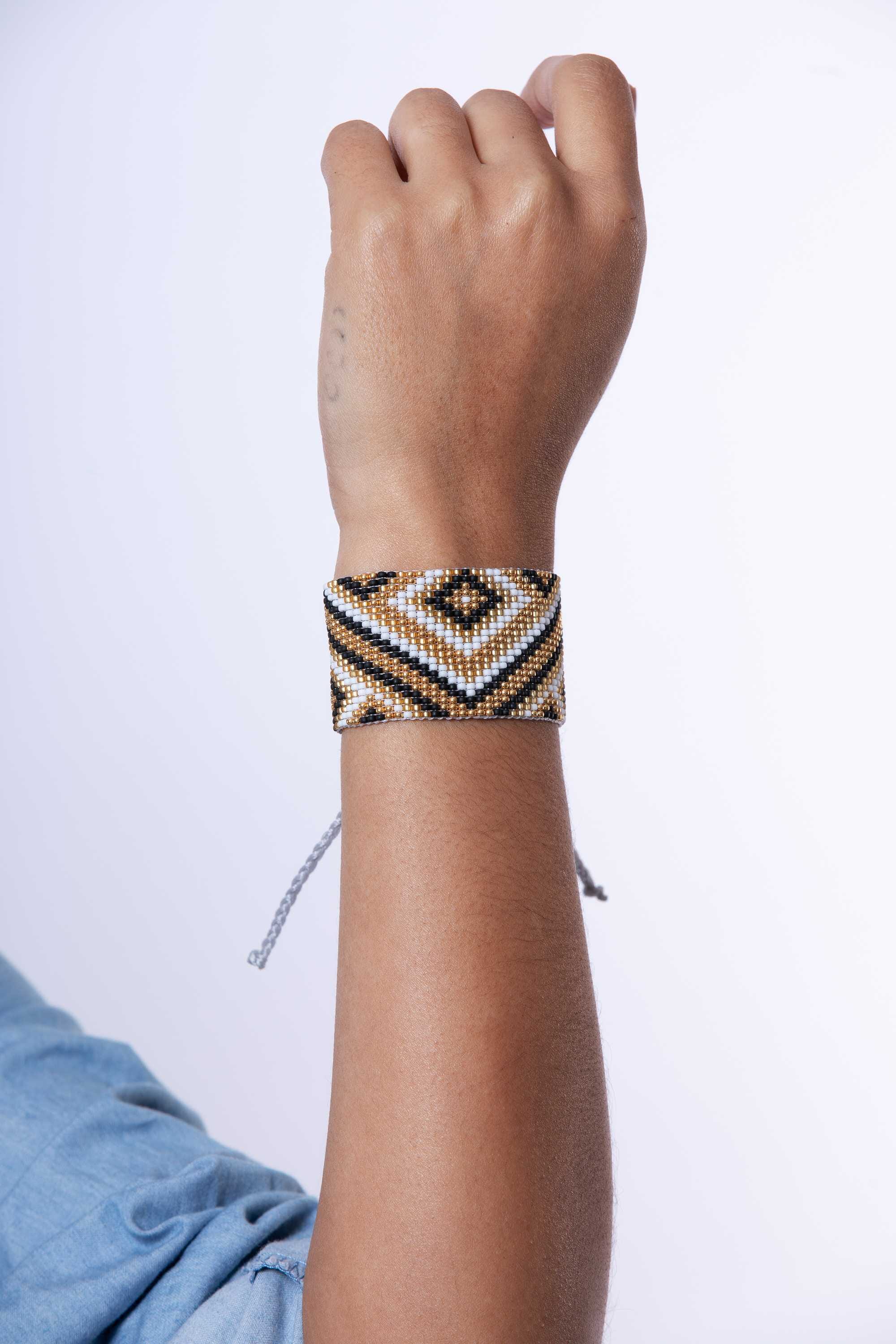 Pulsera en abalorios de cristal miyuki