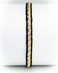 Pulsera hilos con bolitas plata
