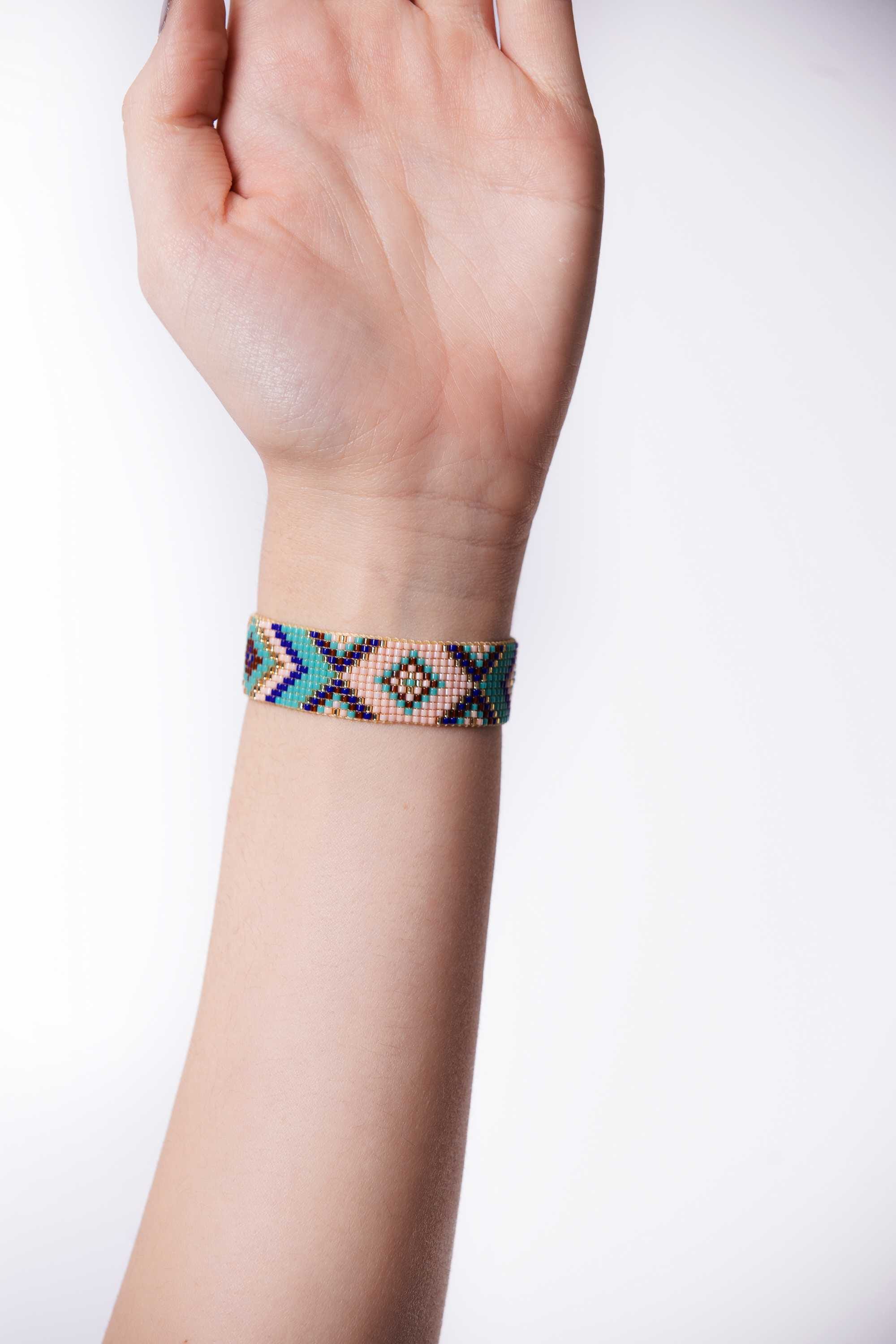 Pulsera en abalorios de cristal miyuki