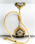 Pulsera en abalorios de cristal miyuki