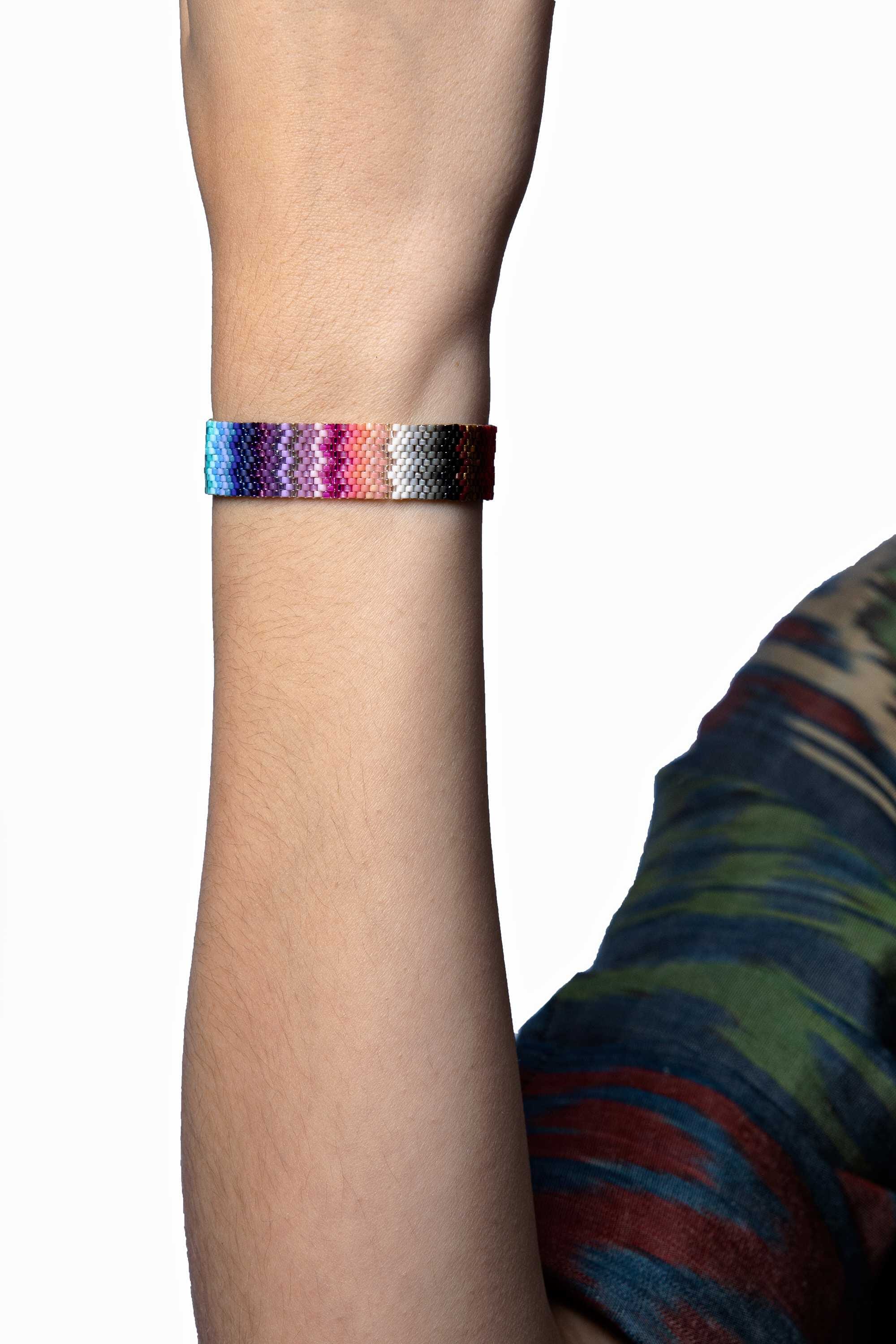 Pulsera en abalorios de cristal miyuki
