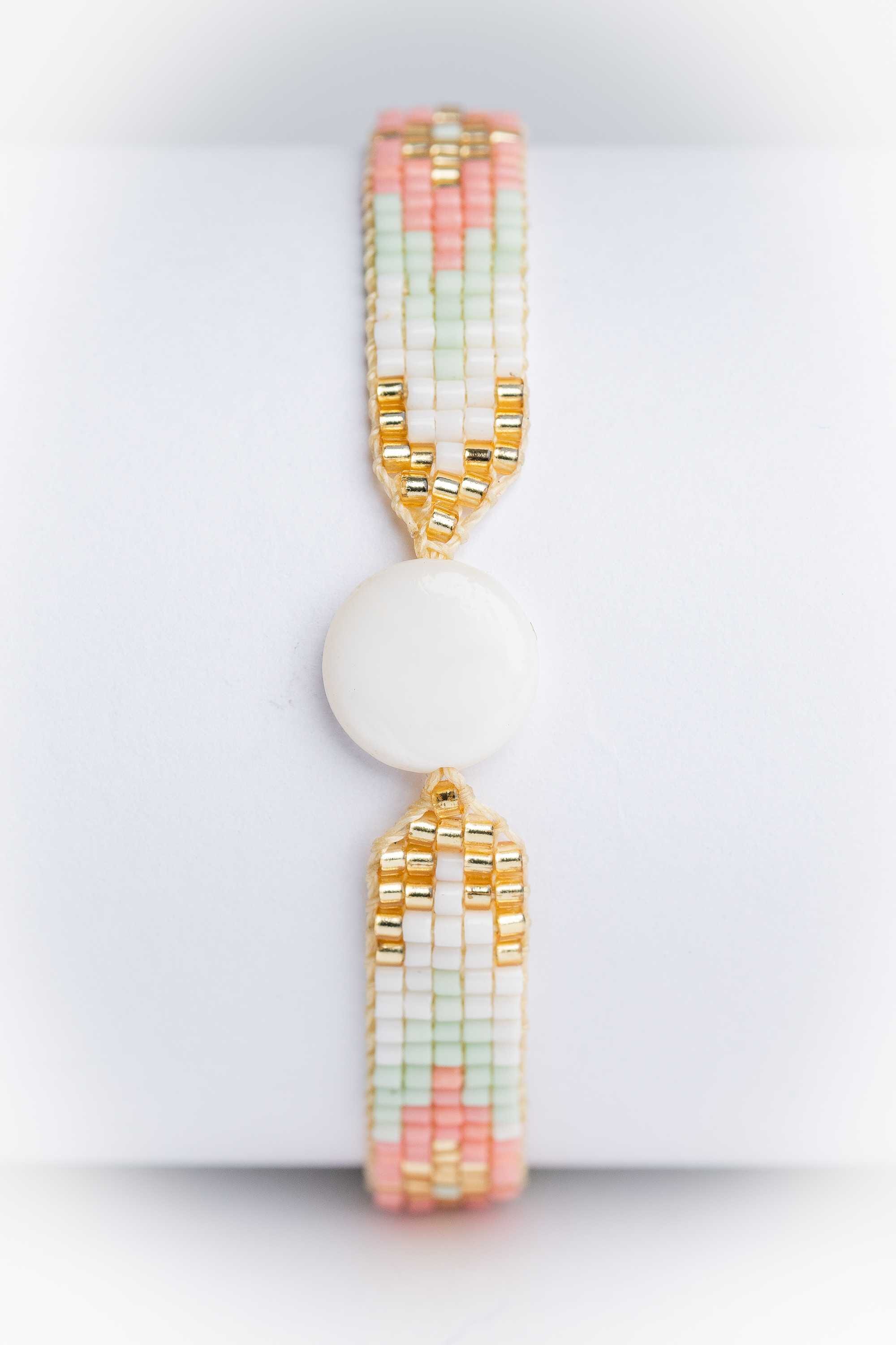 Pulsera en abalorios de cristal miyuki