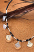 Collar Tuareg de plata de ley 925 y ónix 