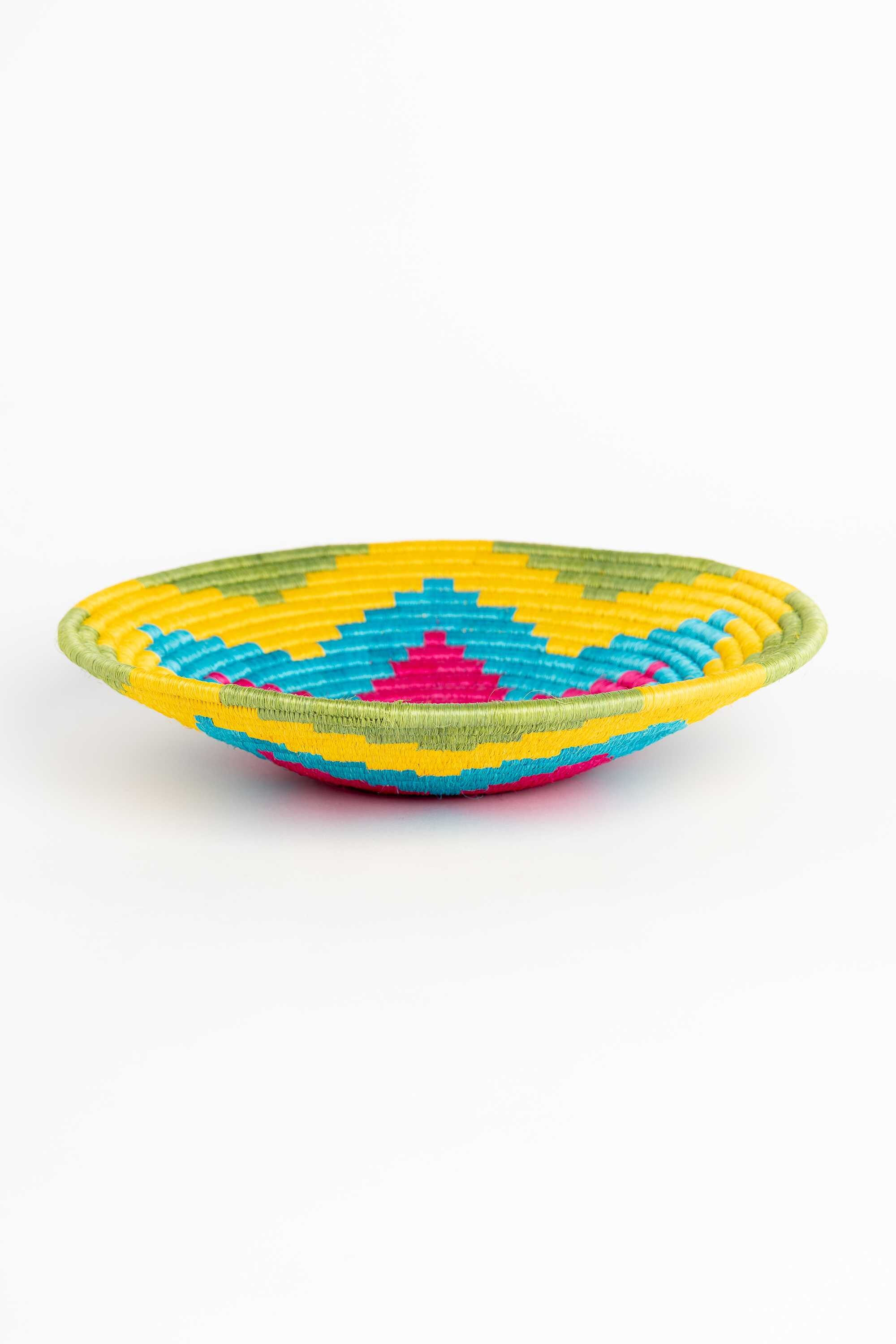 Centro de mesa en paja y fique